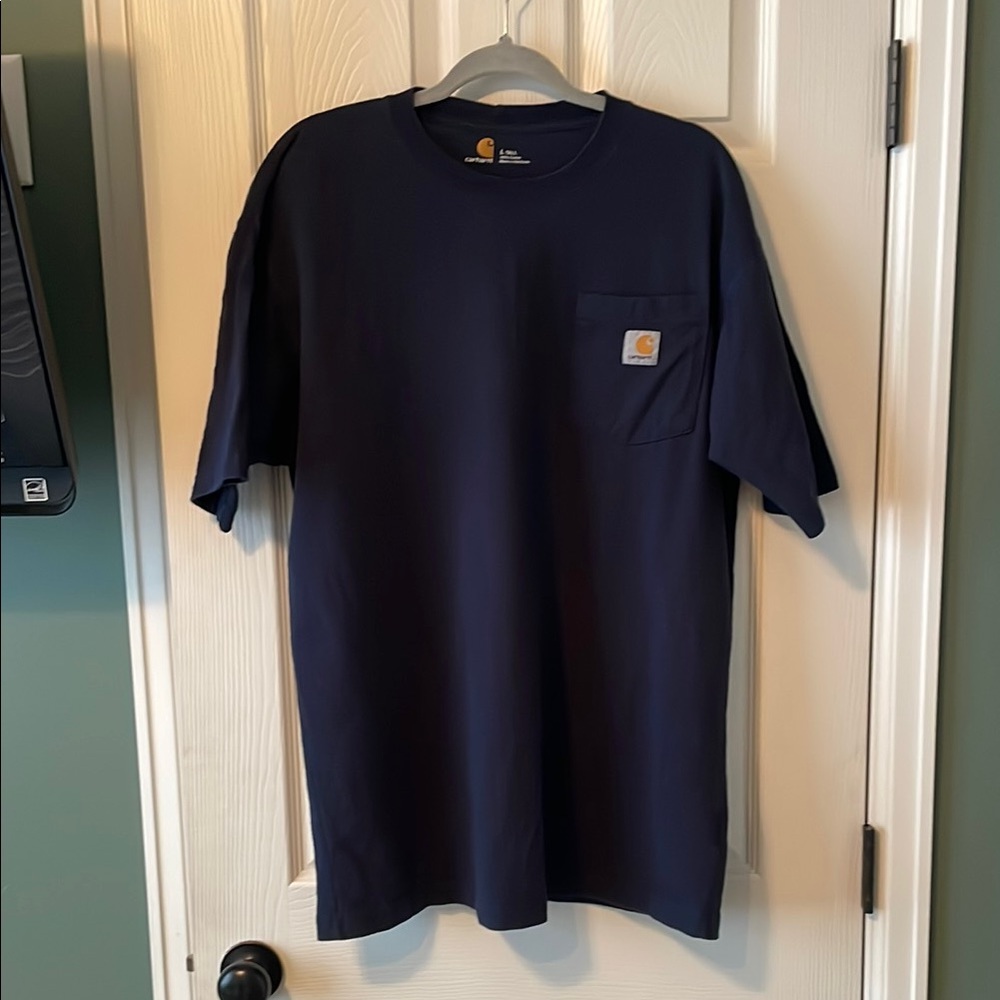 Carhartt Navy Blue Pocket T-Shirt